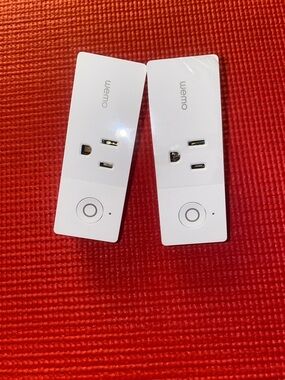 Set of 2 White Smart Plug Mini in White